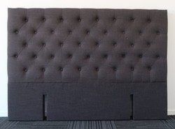 Double charcoal headboard