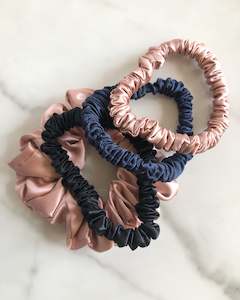 22MM Mulberry Silk Scrunchies NZ Made