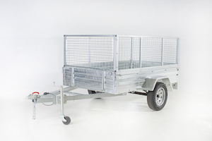 7×4 Standard Trailer With Cage