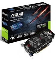 Asus GTX 750 Ti Overclocked 2GB GDDR5 PCI-E3.0 VGA 2xDVI HDMI Video Card