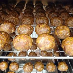 Smoked meatballs