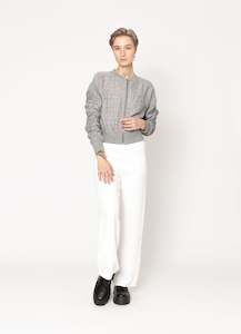 Womenswear: Berlin Jacket - Check Linen