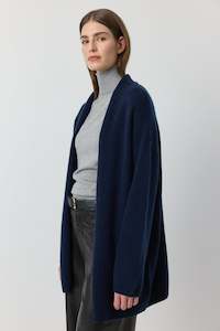 Clothing: Luxe Cashmere Cardigan - Navy