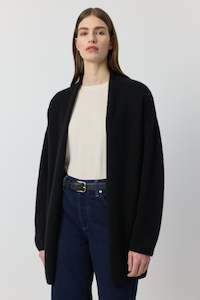 Clothing: Luxe Cashmere Cardigan - Black