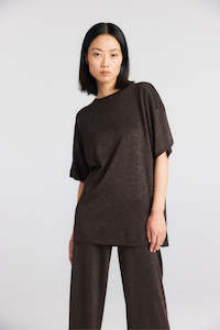 Clothing: Cashmere Silk Lurex Tee