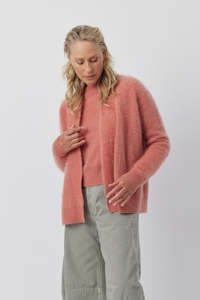 Clothing: Brushed Cashmere Duster - Blush