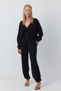 Clothing: Cashmere Trouser - Black