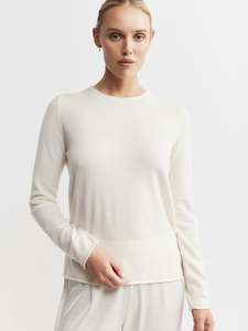 Essential Cashmere Crew Sweater - Cream