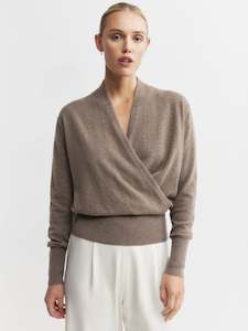 Clothing: Cashmere Ballet Sweater - Walnut