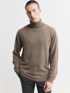 Clothing: Mens Cashmere Rollneck Sweater