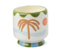 Soft furnishing: Palm Tree Ceramic Candle