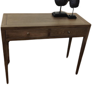 Soft furnishing: Parklane Console Natural Oak with 2 Drawers