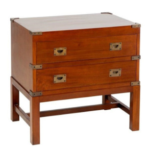 Soft furnishing: Campaign Trunk Style Bedside