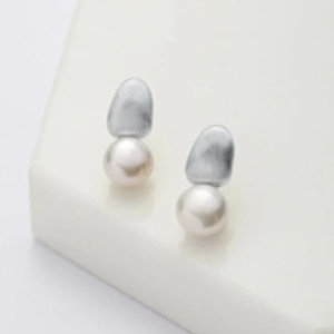 Brielle Earring - Brushed - Silver