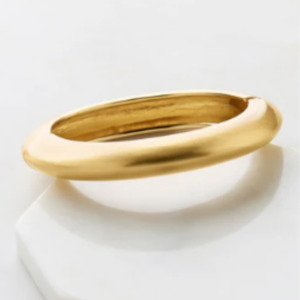 Soft furnishing: Gold Olivia Brushed Bracelet