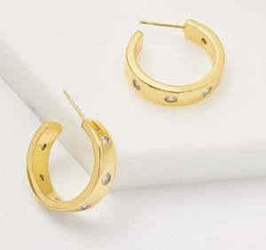 Gold Kristen Hoop