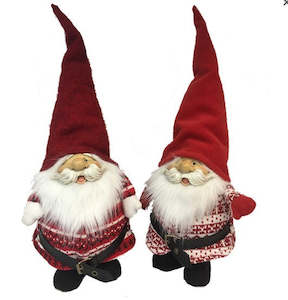 Soft furnishing: 50cm Santa Gonks Pair