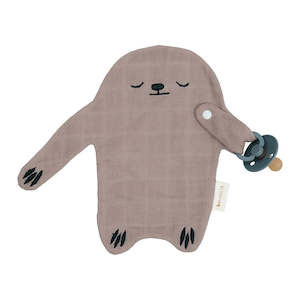 Soft furnishing: Dummy holder Cuddle Sloth Grey