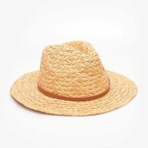 Natural Woven Fedora