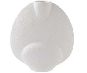 Ceramic Vase White 31x34cm