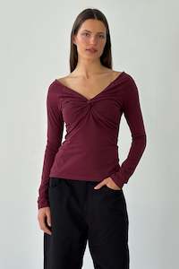 Knot Top in Wine