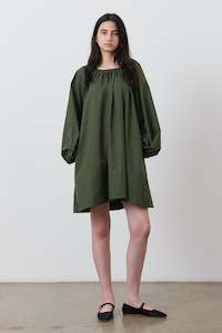 Bloom LS Mini Dress in Forest