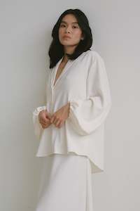 Thirties LS Shirt in Ivory