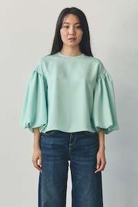 Sale - Tulle Deux Blouse in Mint