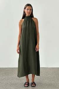 Sale - Lowe Dress in Khaki