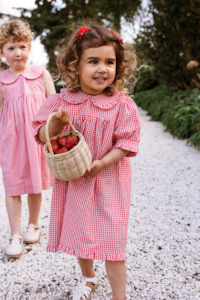 Bonnie Dress - Cherry Gingham