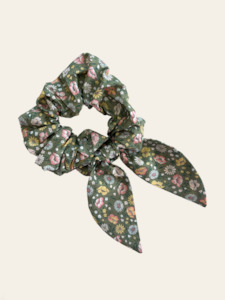 Bow Scrunchie in Liberty 'Veronica' Print