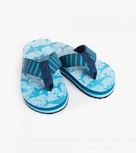 Hatley Flip Flops - Shark Alley