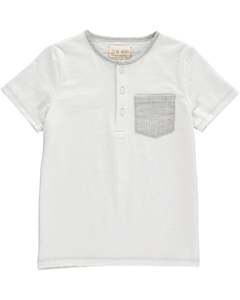 Clothing: Me & Henry Tee - Grey Pocket