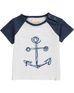 Clothing: Me & Henry Tee - Anchor