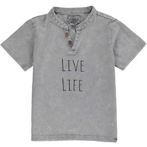 Clothing: Me & Henry Tee - Live Life