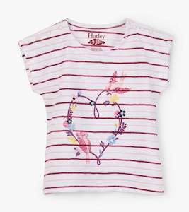 Clothing: Hatley Mini Tee - Lovey Birds