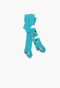 Clothing: Boboli Tights - Turquoise