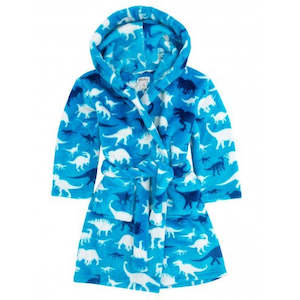 Hatley Dressing Gown - Silhouette Dinos