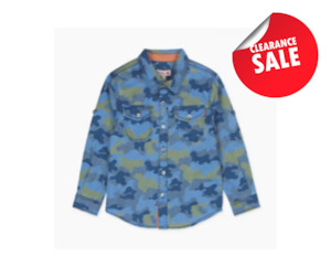 Clothing: Boboli Shirt - Blue Camo