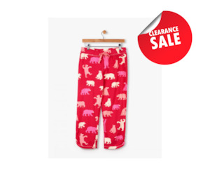 Clothing: Hatley Womens Pyjamas - Fuchsia Bear