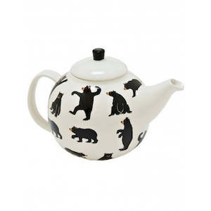 Hatley Tea Pot  - Bears on Natural