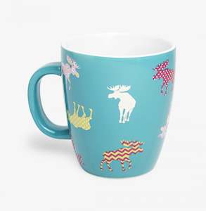 Hatley Coffee Mug - Patterned Moose