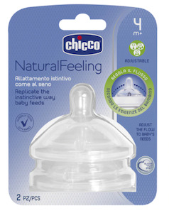 Clothing: Chicco Silicone Teat - 4mths+