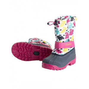 Clothing: Hatley Winter Boots - Nordic Bunnies