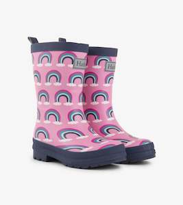 Clothing: Hatley Gumboots - Pretty Rainbows