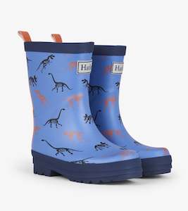 Clothing: Hatley Gumboots - Silhouette Dino