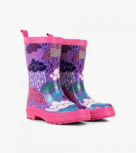 Clothing: Hatley Gumboots - Stormy Days