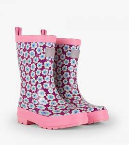 Clothing: Hatley Gumboots - Butterflies & Buds