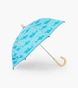 Clothing: Hatley Umbrella - Shark Alley