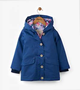 Hatley Rain Coat - Wintery Blooms